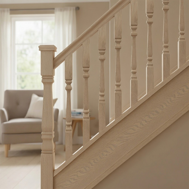 Premium Ash Stairparts | Solid Hardwood | J&J Stairparts