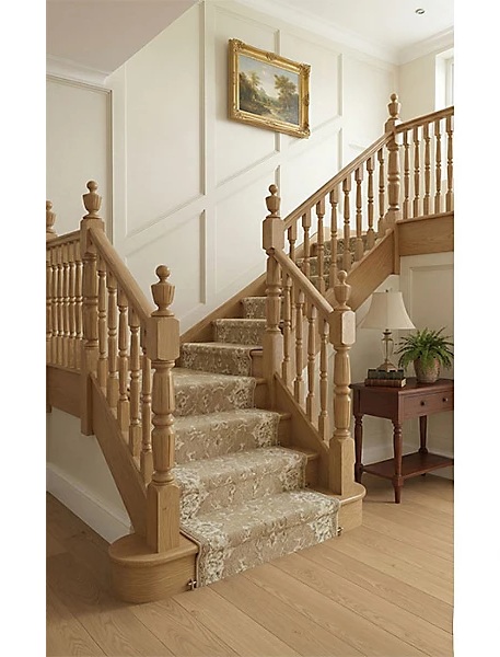 Oak 120mm Grecian Staircase