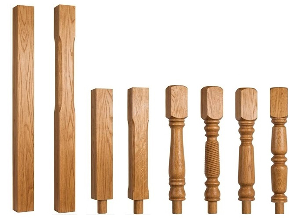 Oak 120mm Newel Posts