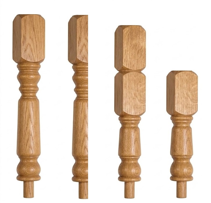 Oak 120mm Oxford Turned Newels