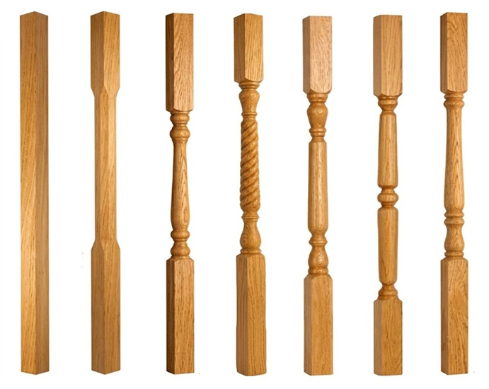 Oak 55mm Spindles