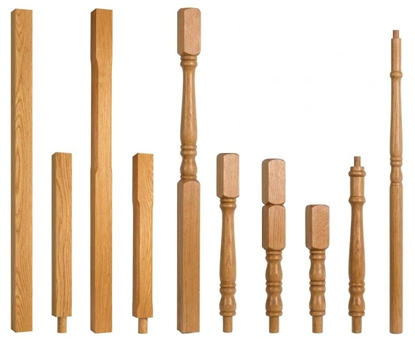 Oak 83mm Newel Posts