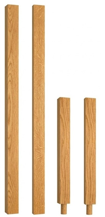 Oak 83mm Square Newel