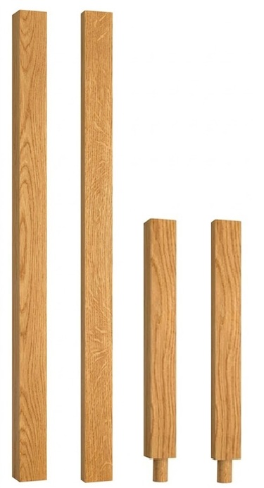 Oak Plain Square Newels