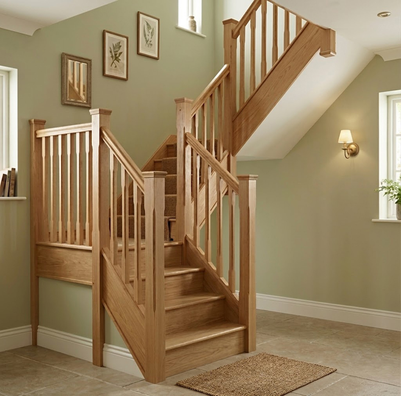 Scandinavian Oak Staircase
