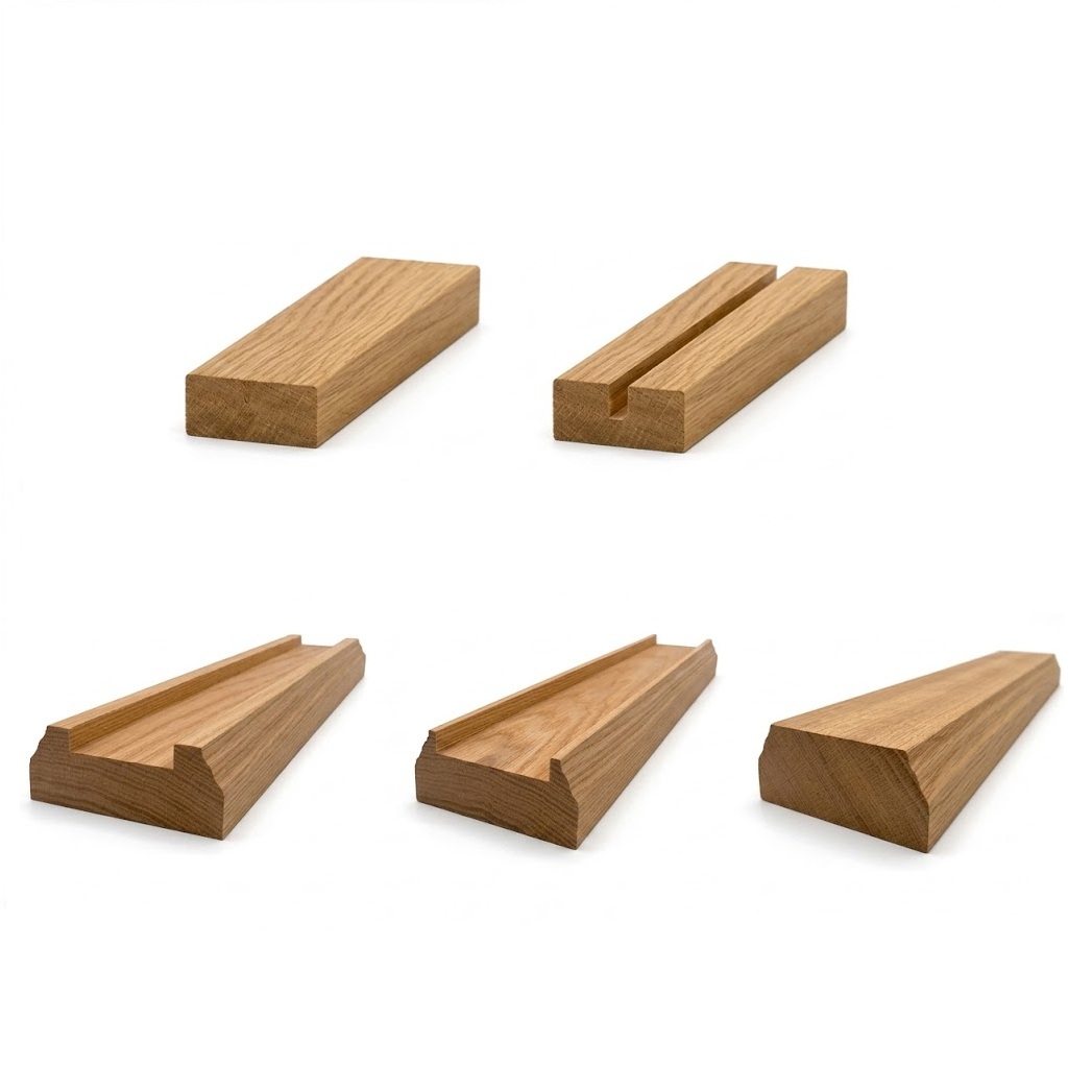 Oak Base Rails Solid White Oak Stair Parts | UK Manufactured | J&J Stairparts