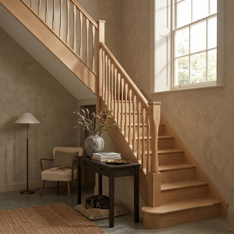 Oak Precision Staircase Alternative View