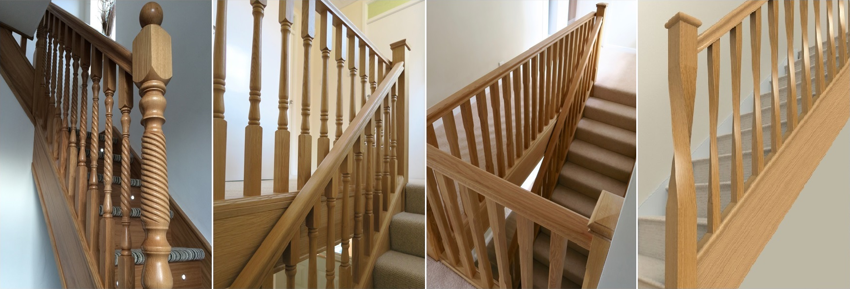 Solid White Oak Stair Parts | UK Manufactured | J&J Stairparts