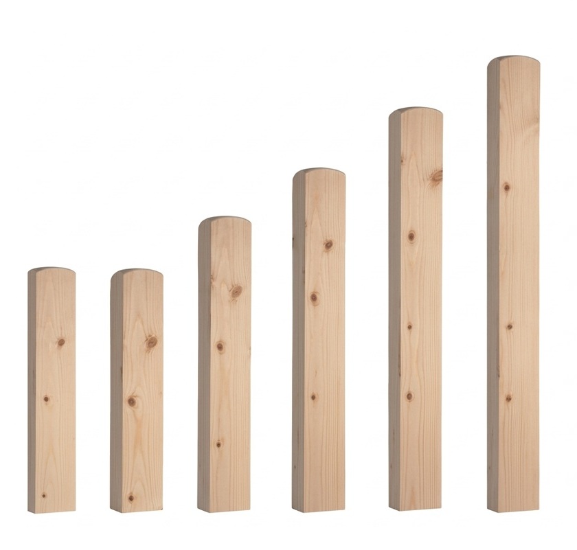 Solid Pine 90mm Bases
