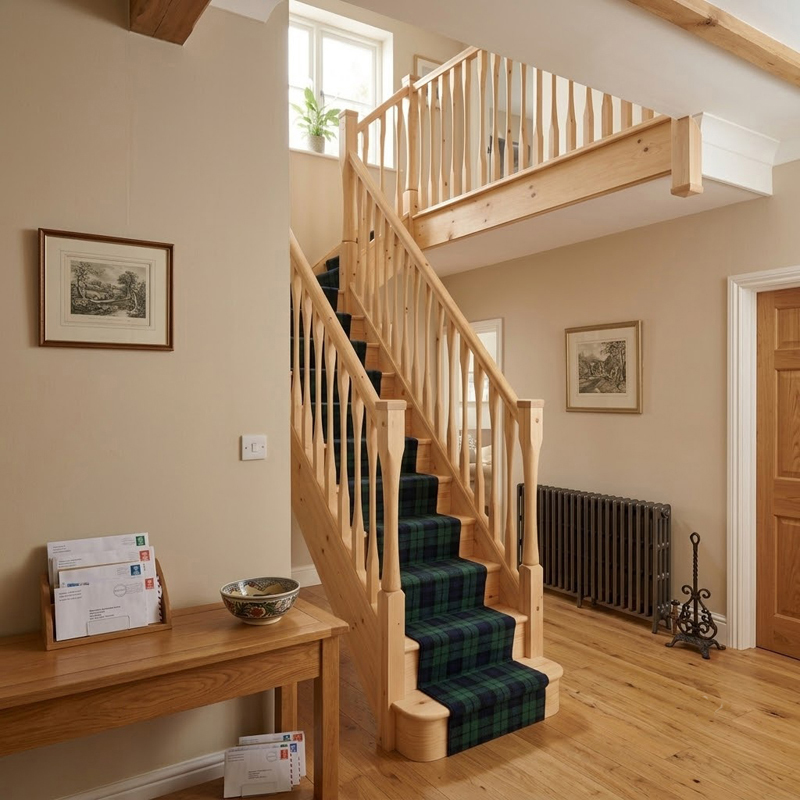 Pine Precision Stair and Landing Staircase Alternative View