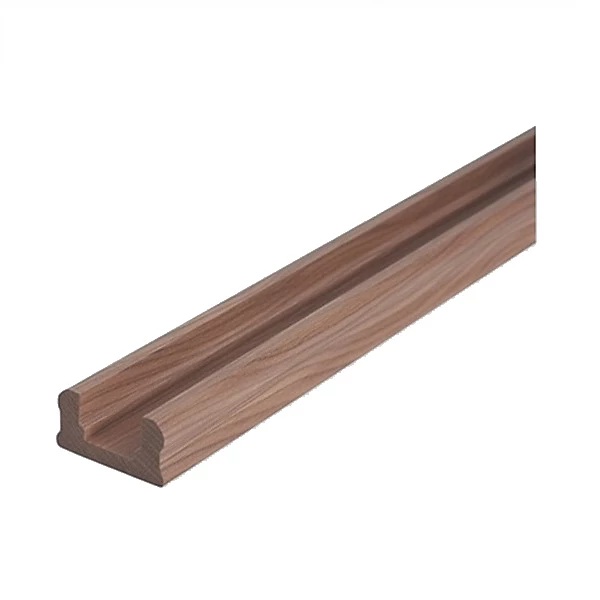 Dark Hardwood Solution Baserail Profile