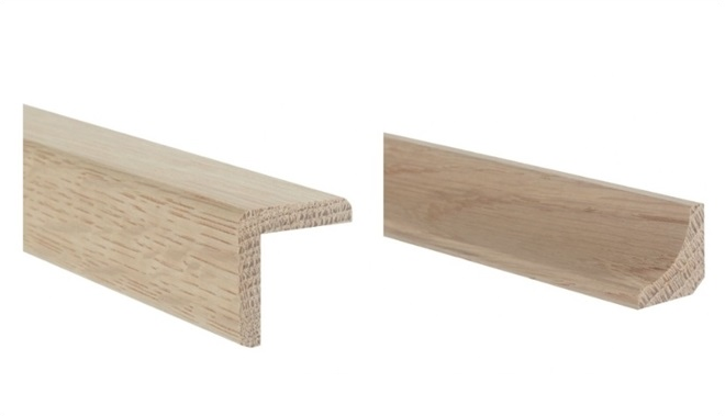 Oak Cushion Corner and Scotia Bead