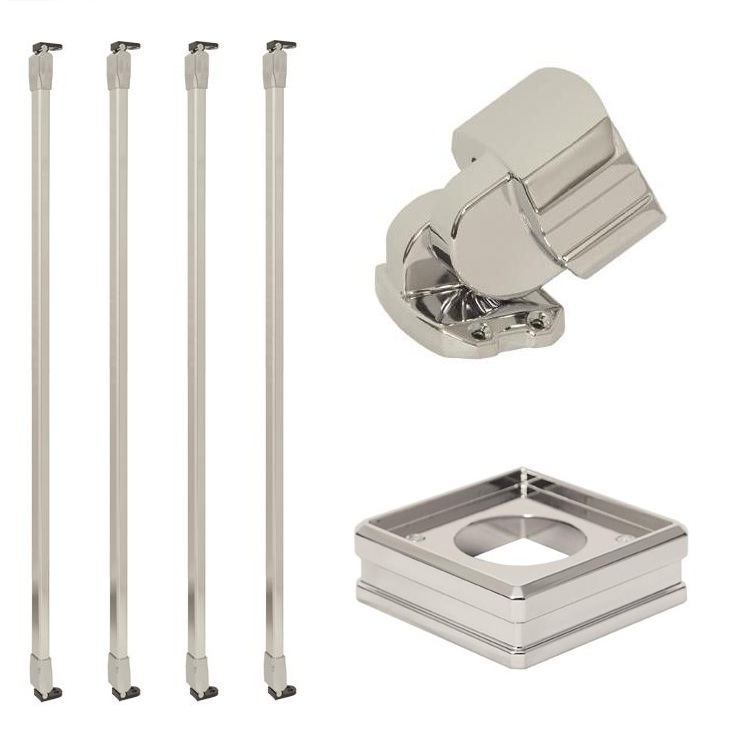 Solution Chrome Spindles & Connectors