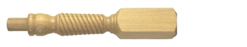 Oak 120mm Pulpit Barley Twist Newel Post 205mm Head