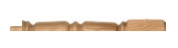 Oak 120mm Half Grecian Newel Post 220mm Head