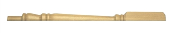 Oak 120mm Half Georgian Newel Post 220mm Head