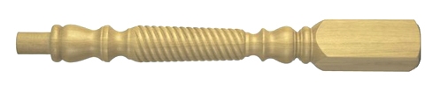 Oak 120mm Barley Twist Newel Post 220mm Head