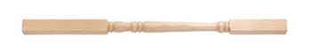 Ash Georgian Turned 35mm Spindle 1100 x 35 x 35mm