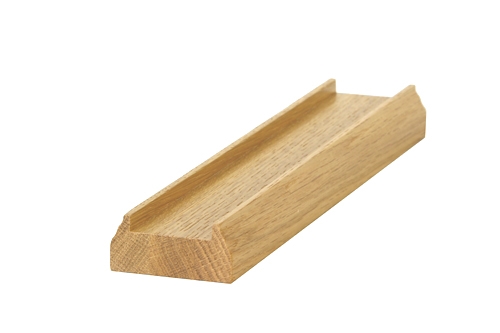 Oak Baserail 1.2mtr 55mm groove with infill