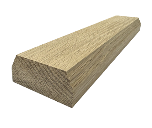 Oak Baserail 1.2mtr ungrooved