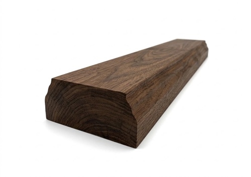 Walnut Baserail 2.4mtr ungrooved