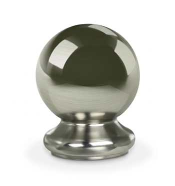 Brushed Ball Newel Cap 90mm