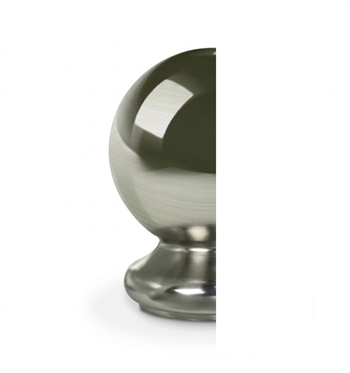 Brushed Ball Half Newel Cap 90mm