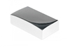 Unique Chrome Half Flat Newel Cap 90mm