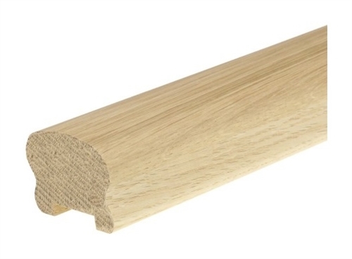 Oak Cottage Loaf Handrail 1.2mtr 35mm groove with infill