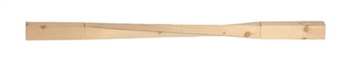 Pine Contemporary 41mm Grooved Spindle 1100 x 41 x 41mm Grooved