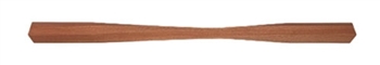 Dark Hardwood Contemporary 41mm Spindle 1100 x 41 x 41mm Ungrooved