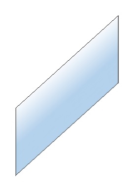 Single Rake Glass Bespoke Rake 10mm Glass Panel | J & J Stairparts