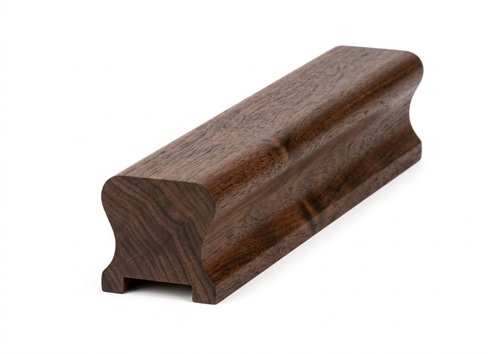 Walnut HDR Handrail 1.2mtr 32mm groove with infill