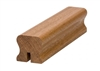 Dark Hardwood HDR Handrail 2.4mtr 10mm x 25mm Groove For Glass Inc Infill