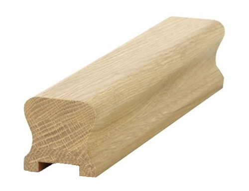 Oak HDR Handrail 3.0mr 32mm groove with infill