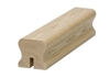 Ash HDR Handrail 3.6mtr 10mm x 25mm Groove For Glass Inc Infill