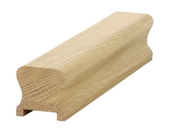Oak HDR Handrail 3.6mtr 41mm groove with infill