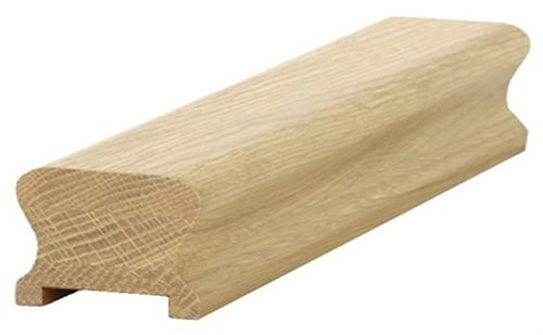 Oak HDR Handrail 3.9mtr 55mm groove with infill