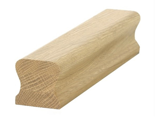 Oak HDR Handrail 3.9mtr Ungrooved