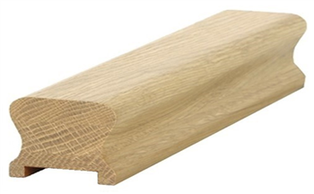 Oak HDR Handrail 4.2mtr 55mm groove with infill