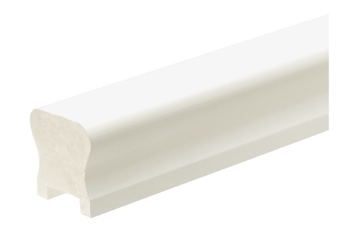 White Primed Handrail 4.2mtr - 32mm groove with infill