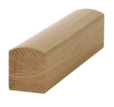 Oak Contemporary Handrail 1.8mtr Ungrooved Pat-800