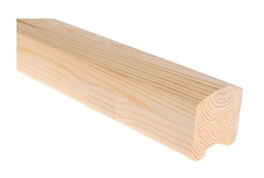 Pine Contemporary Handrail 3.6mtr 41mm groove with infill Pat-800