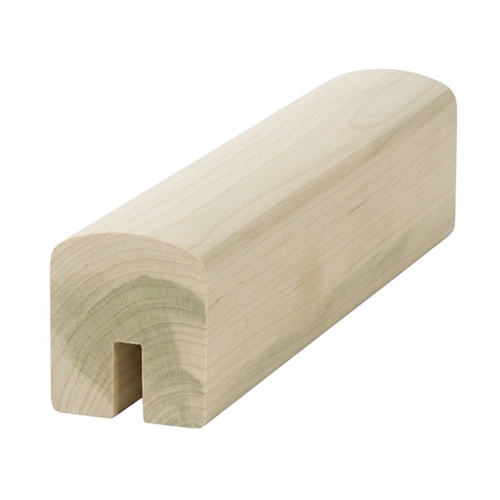 Tulip Contemporary Handrail 3.6mtr 8mm x 25mm Groove For Glass Inc Infill Pat-800