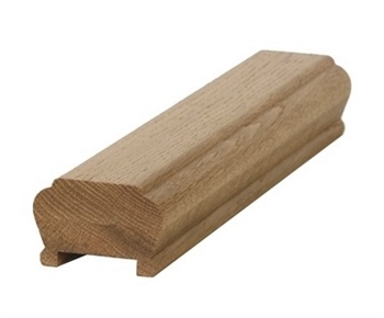 Oak Newark Handrail 1.2mtr - 35mm groove with infill  Pat-164