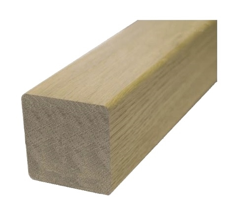 Oak Square Handrail 4.2mtr - Ungrooved