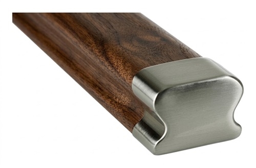 LHR Brushed Handrail End Cap Walnut