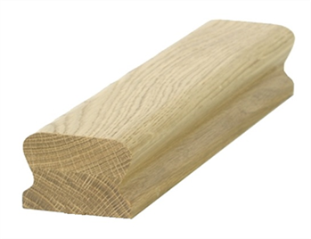 Oak LHR Handrail 2.7mtr Ungrooved