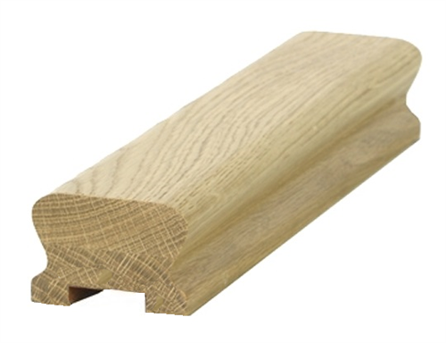 Oak LHR Handrail 3.0mtr 35mm groove with infill