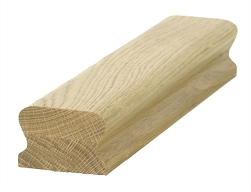 Oak LHR Handrail 3.3mtr Ungrooved